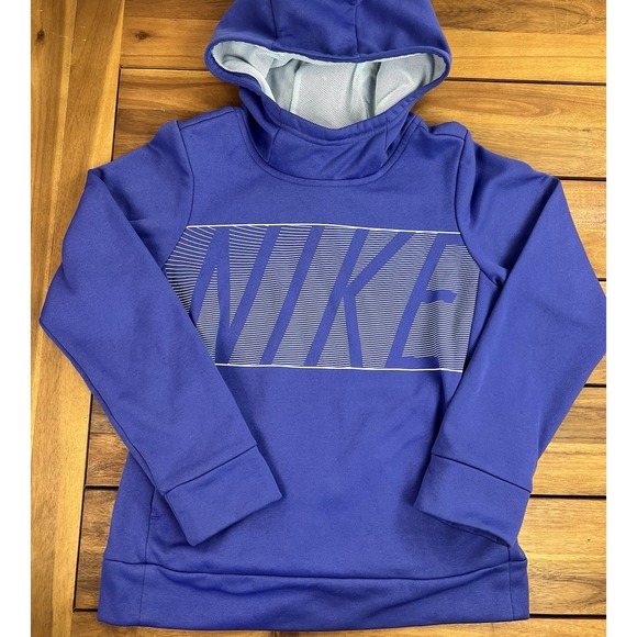 Nike Other - Nike Youth Sz M 10/12Y Dri-Fit Purple Pullover Hoodie with Pocket Unisex